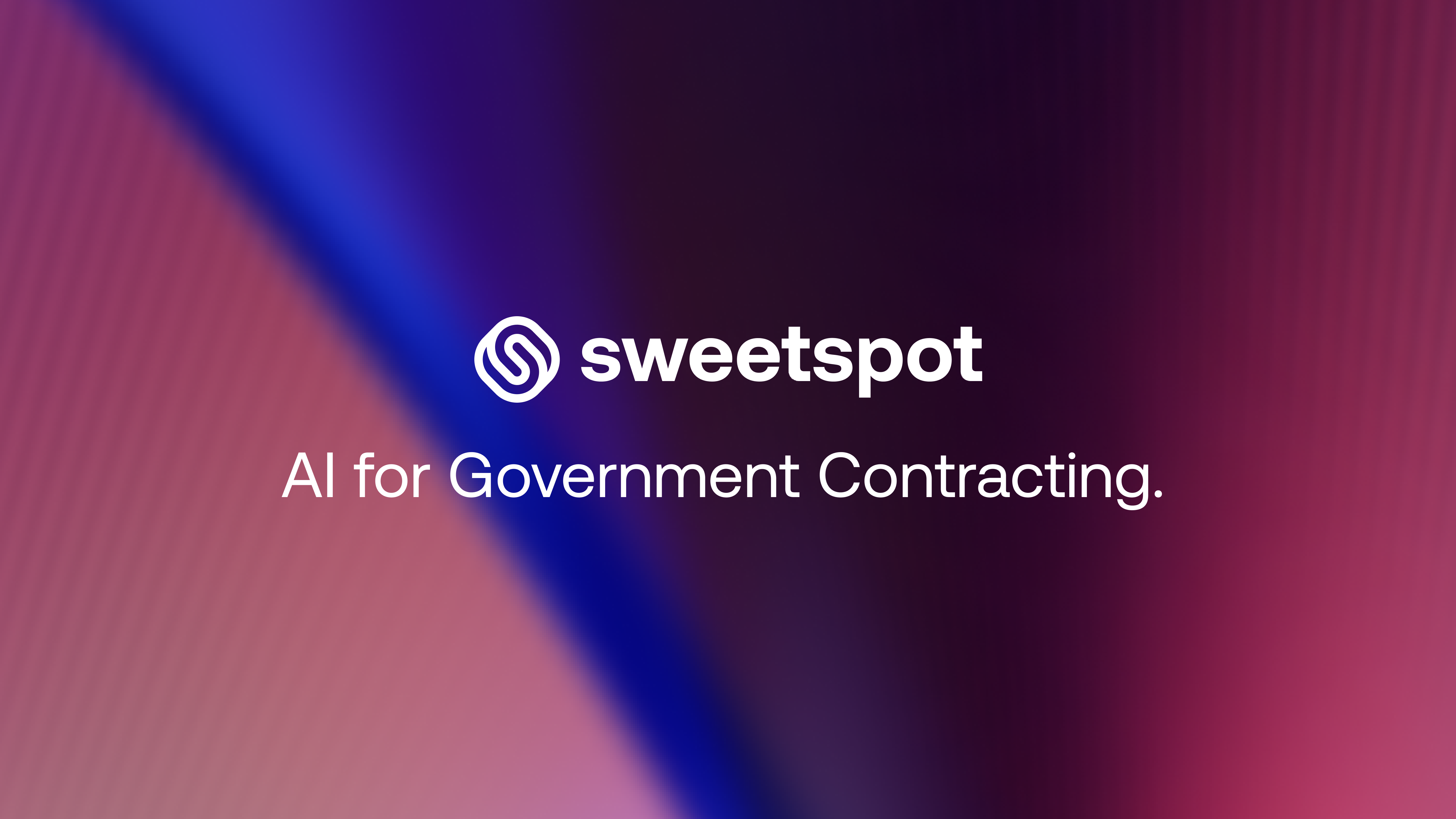 Sweetspot - AI for Government Contracting